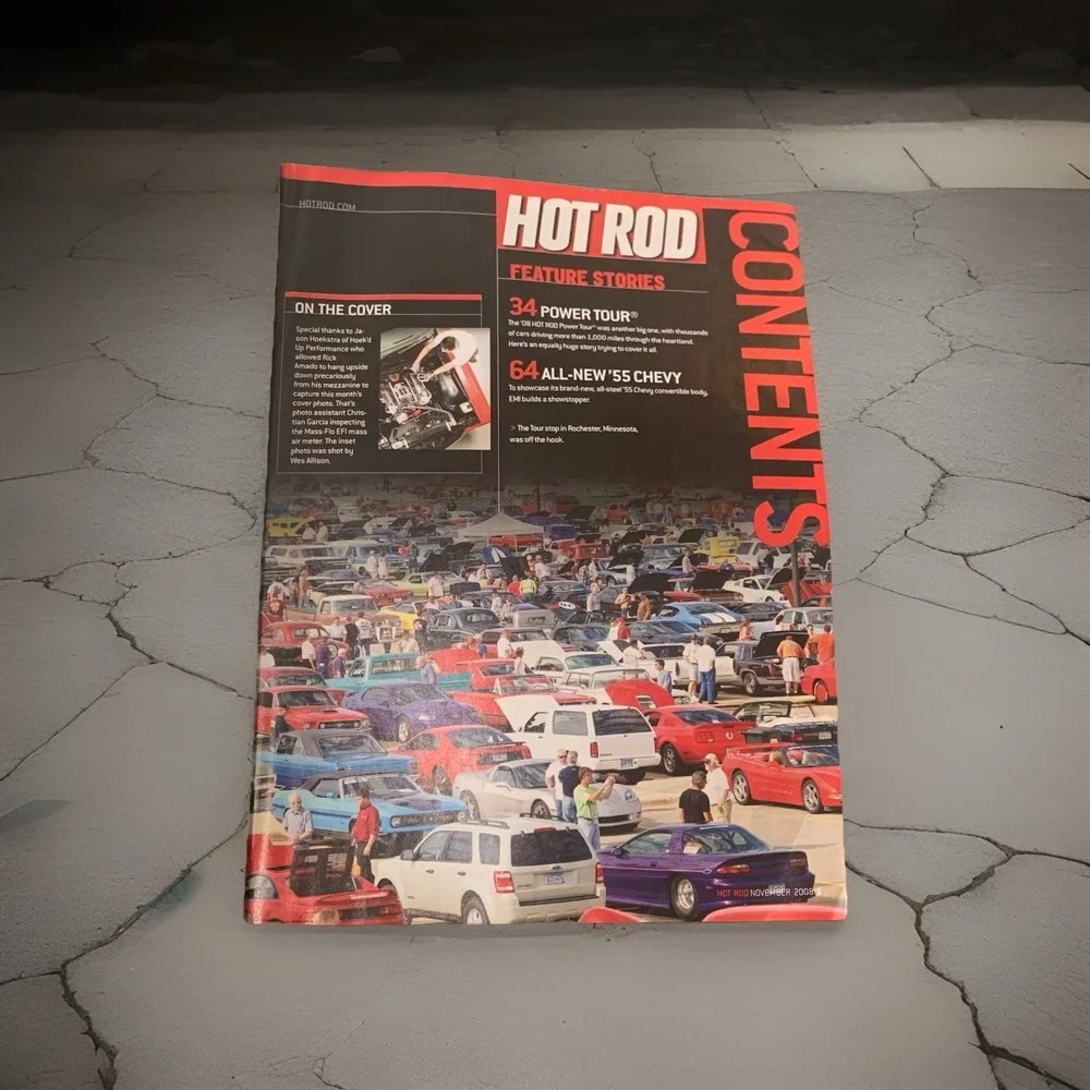 Hot Rod Magazine November 2008 EFI For Any Car More Power Increased Gas Mileage